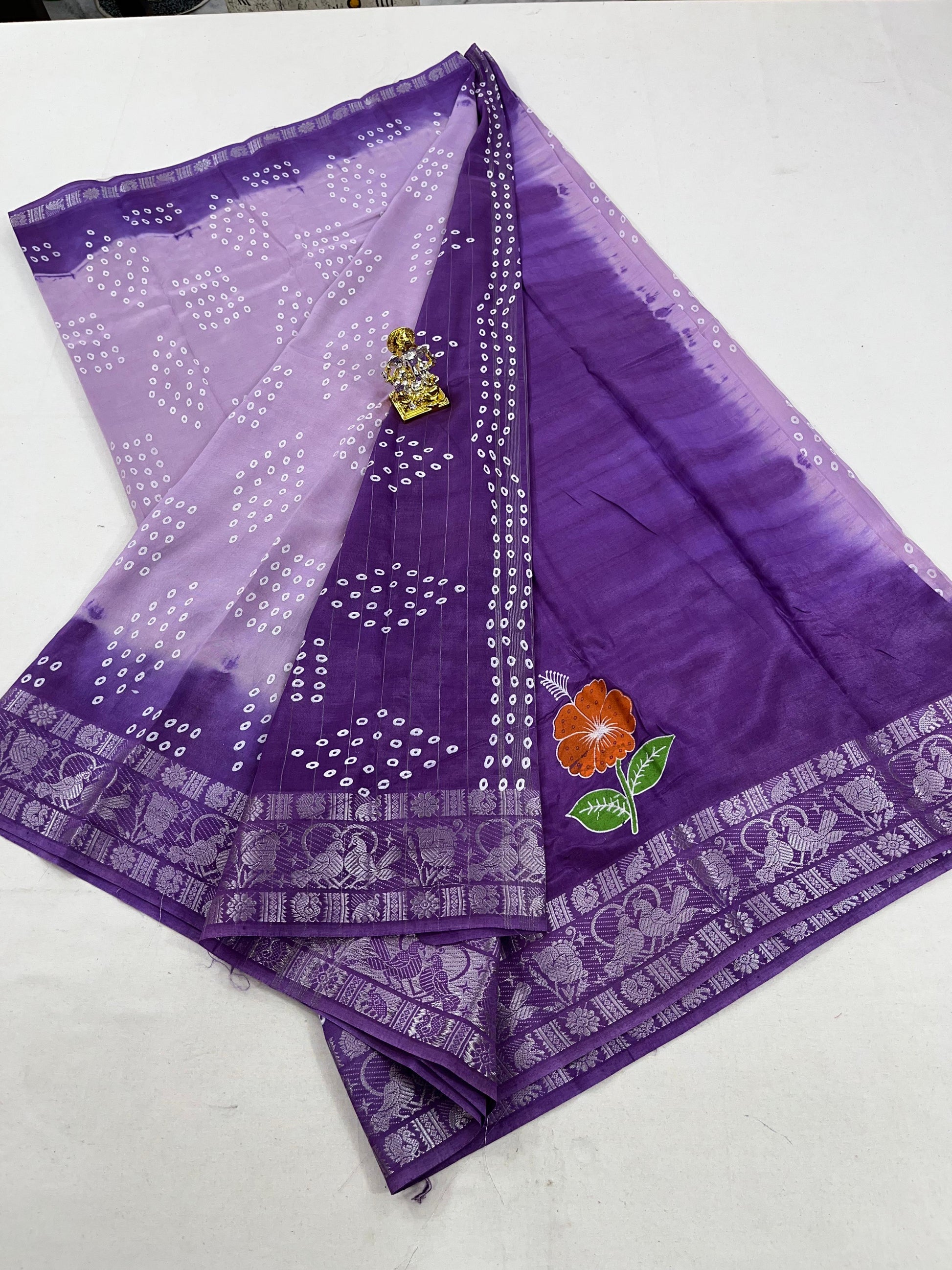 Mangalagiri Pattu Ikkath Design Sarees
