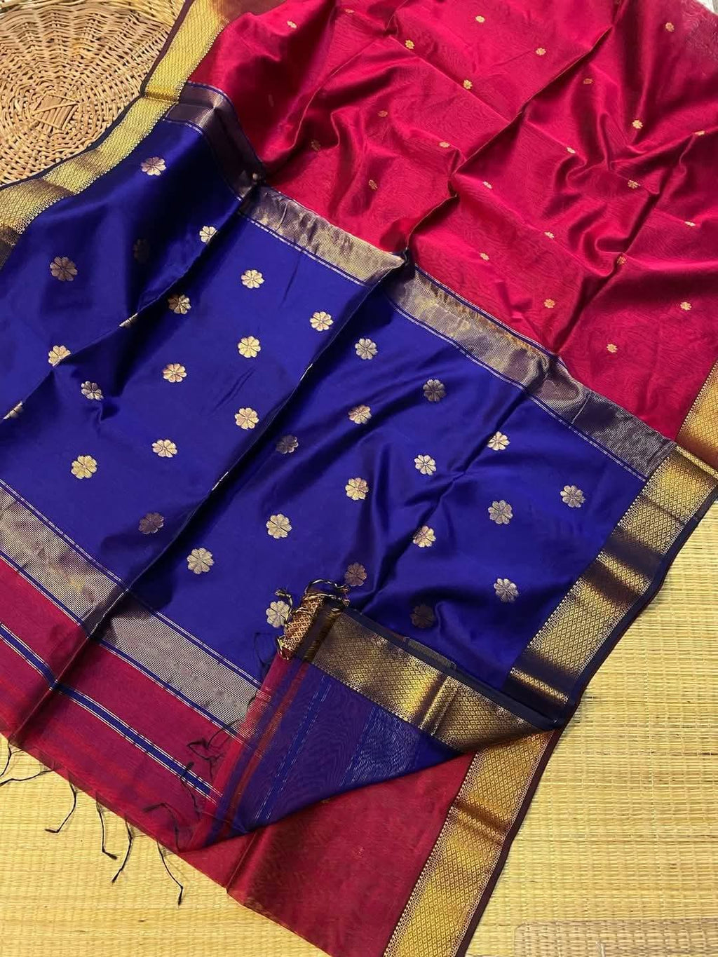 Pure silk linen fancy sarees