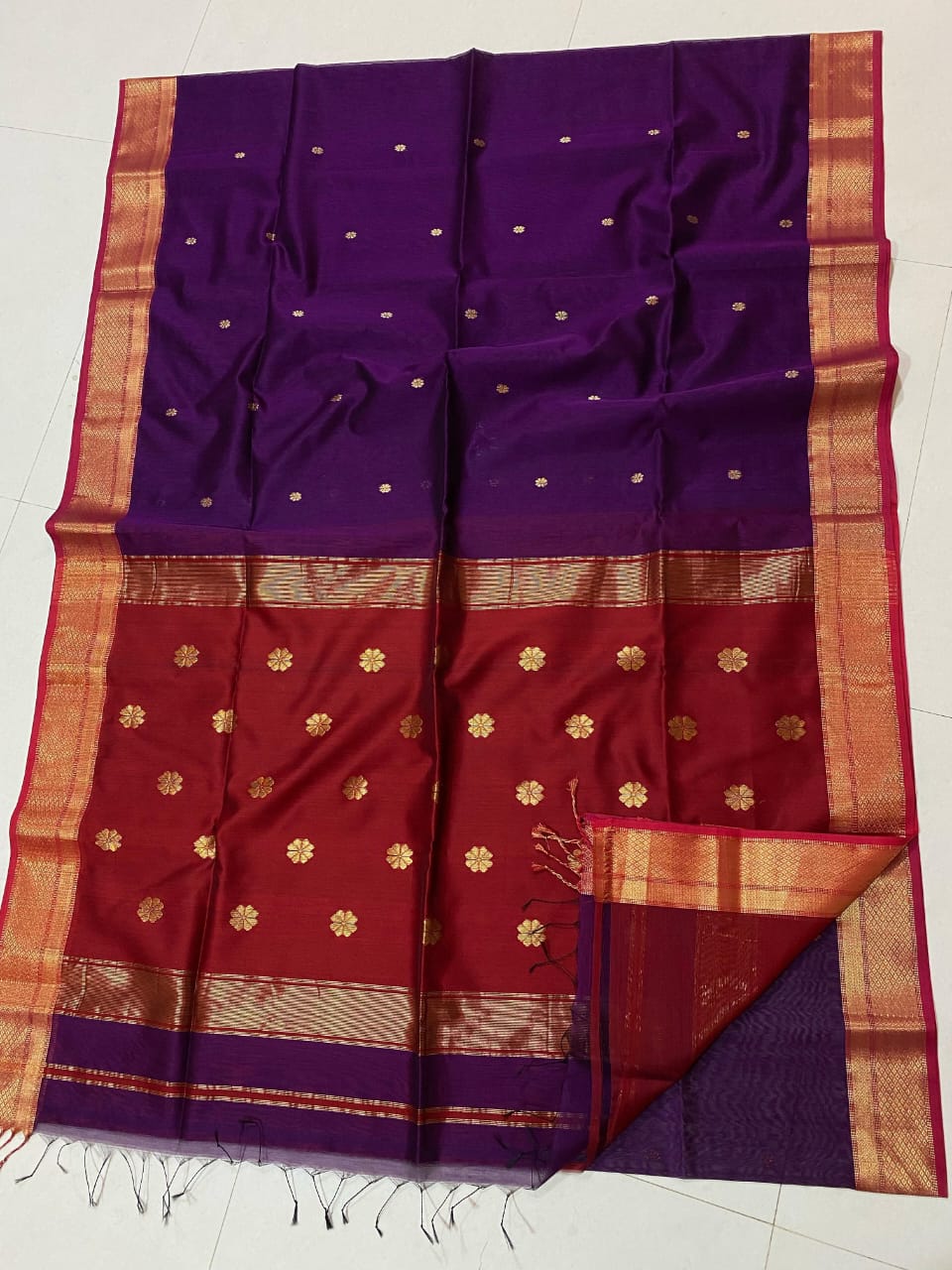 Pure silk linen fancy sarees