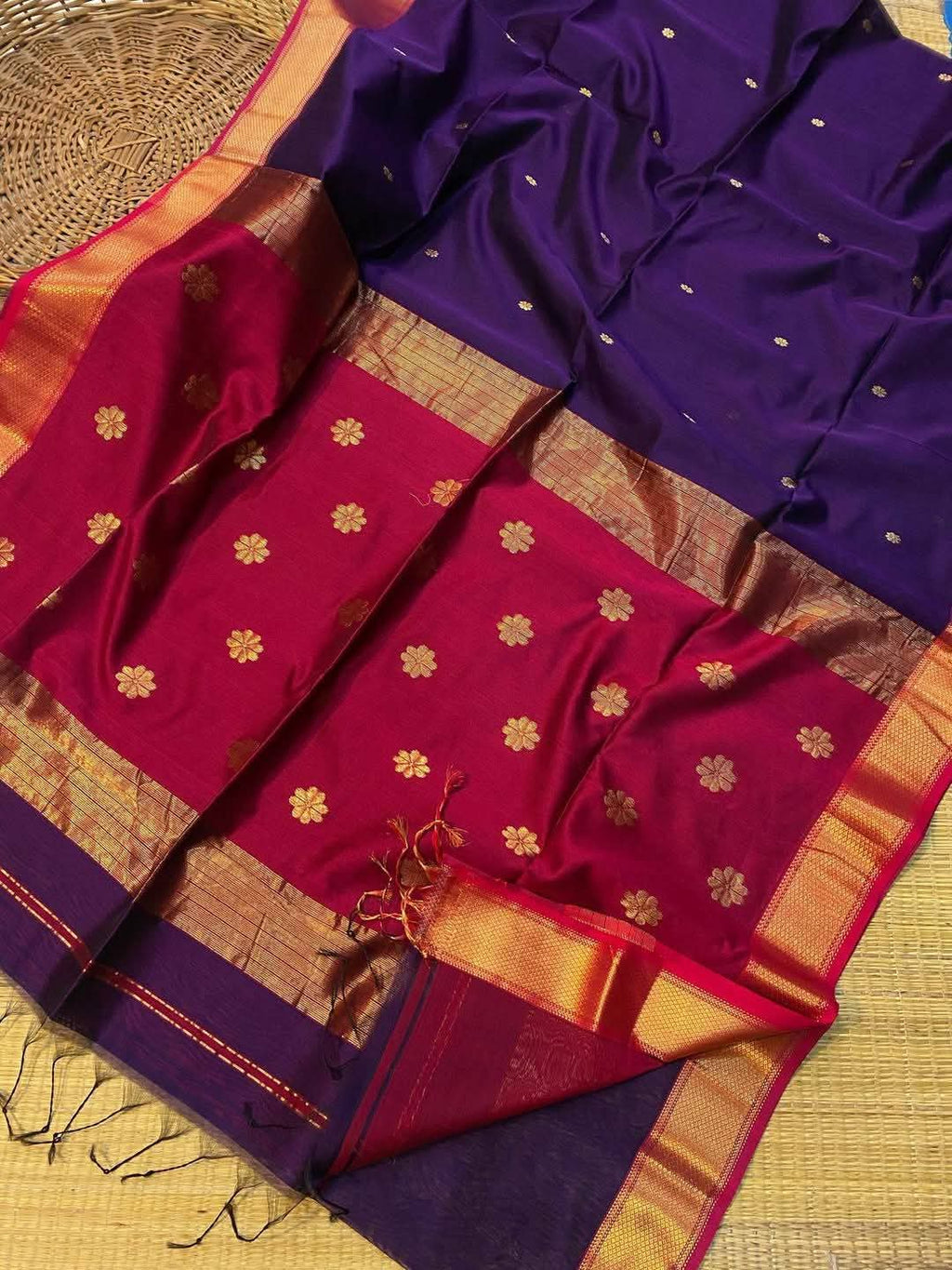 Pure silk linen fancy sarees