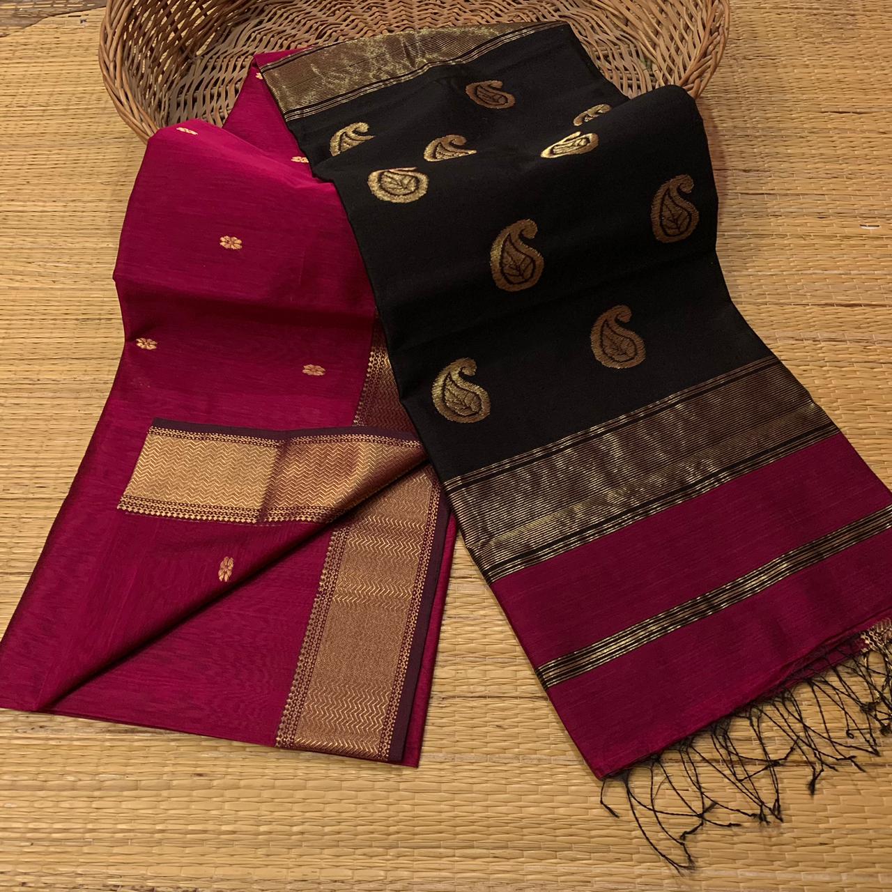 Pure silk linen fancy sarees