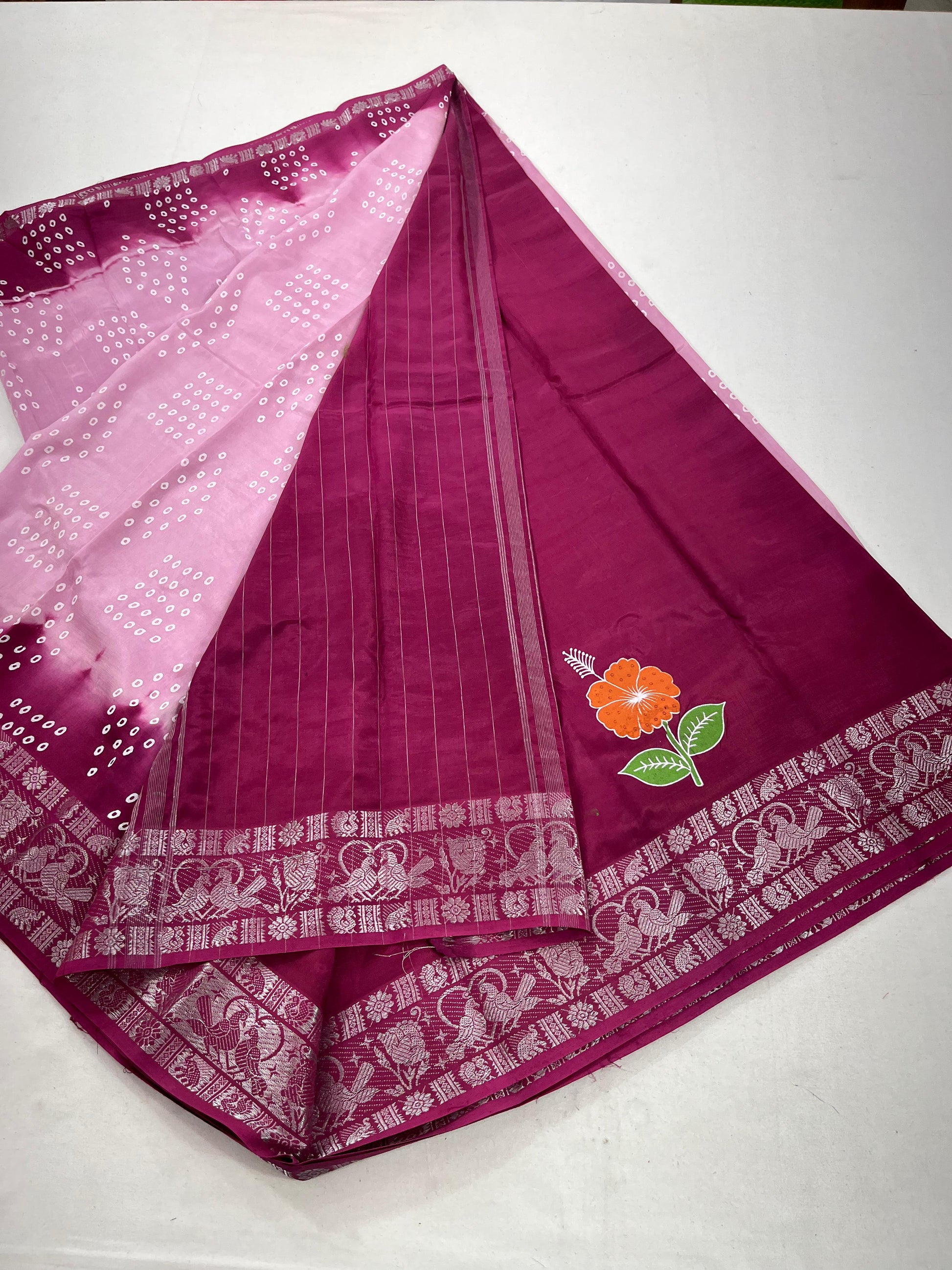 Mangalagiri Pattu Ikkath Design Sarees