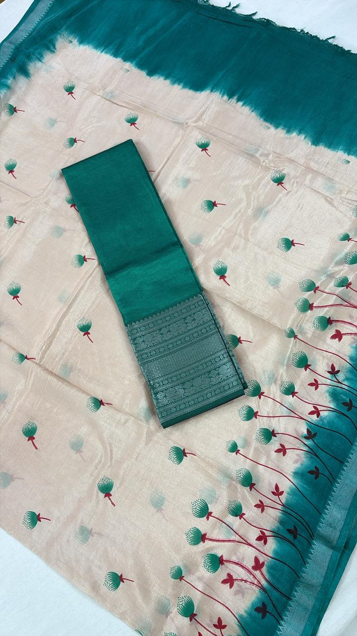 Mangalagiri Silk Unstiched Dress Material