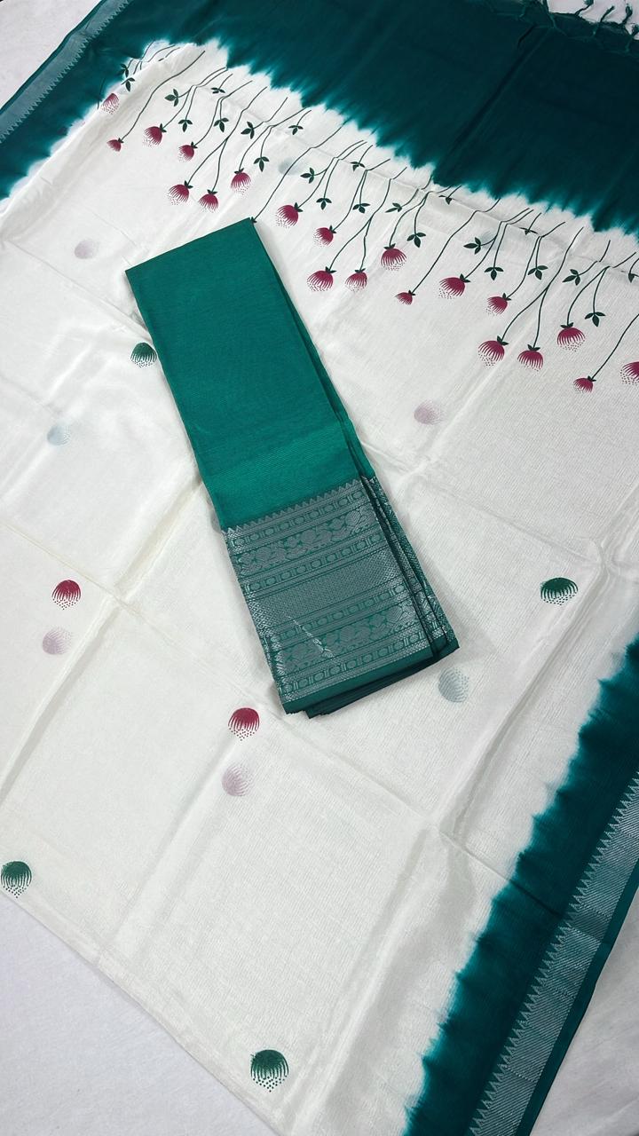 Mangalagiri Silk Unstiched Dress Material