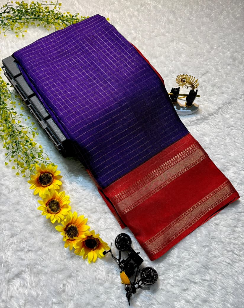 Semi Mysore Silk Saree