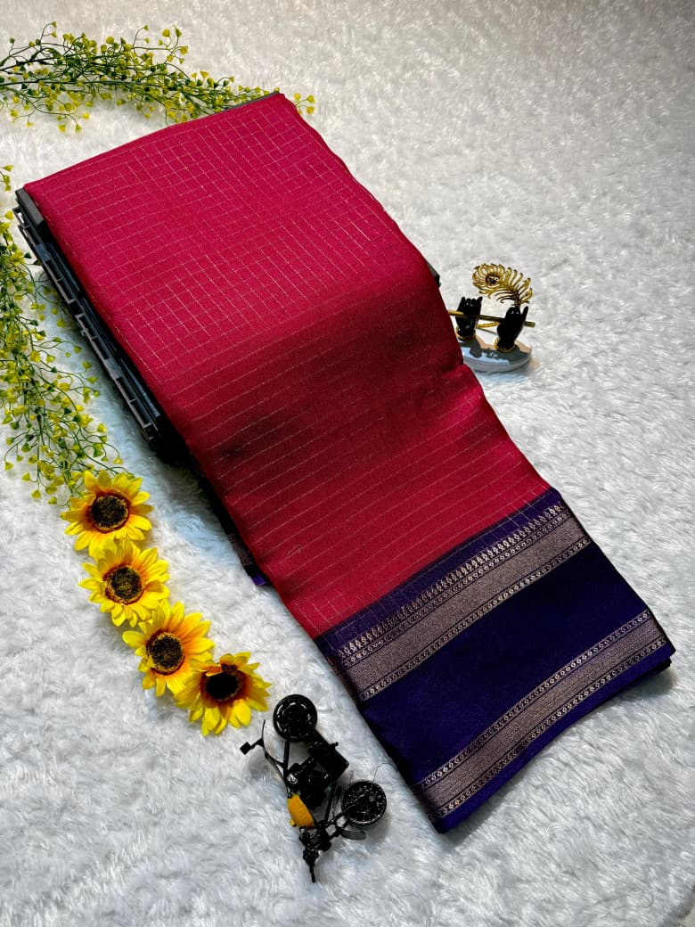 Semi Mysore Silk Saree