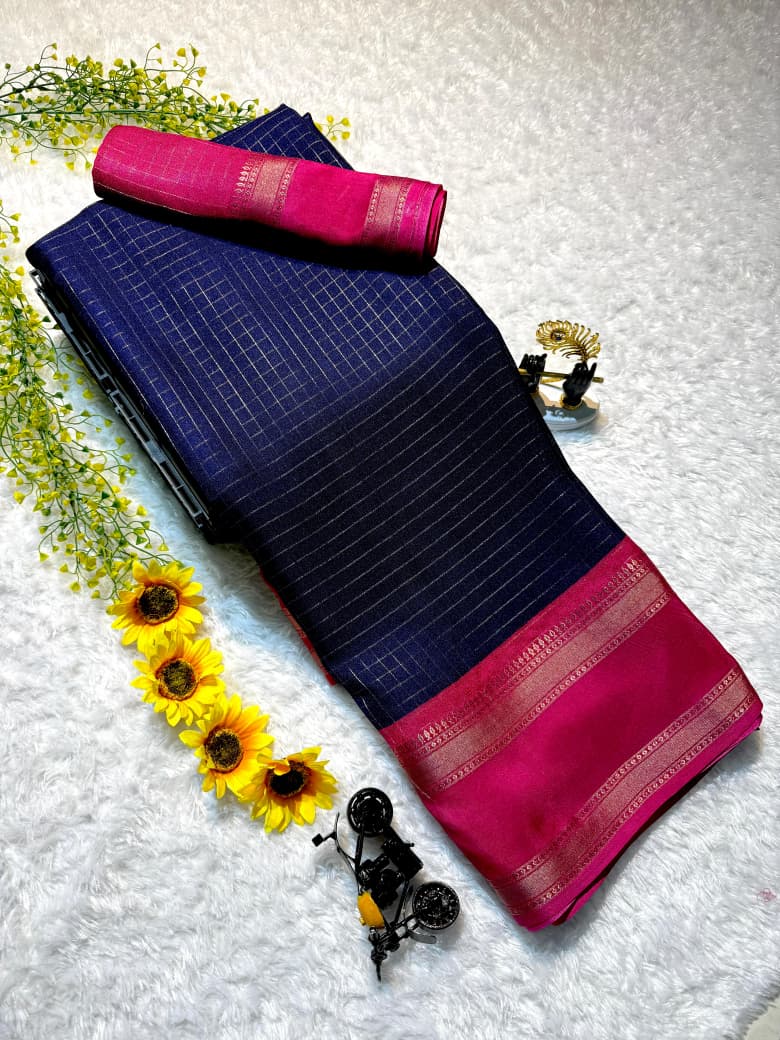 Semi Mysore Silk Saree