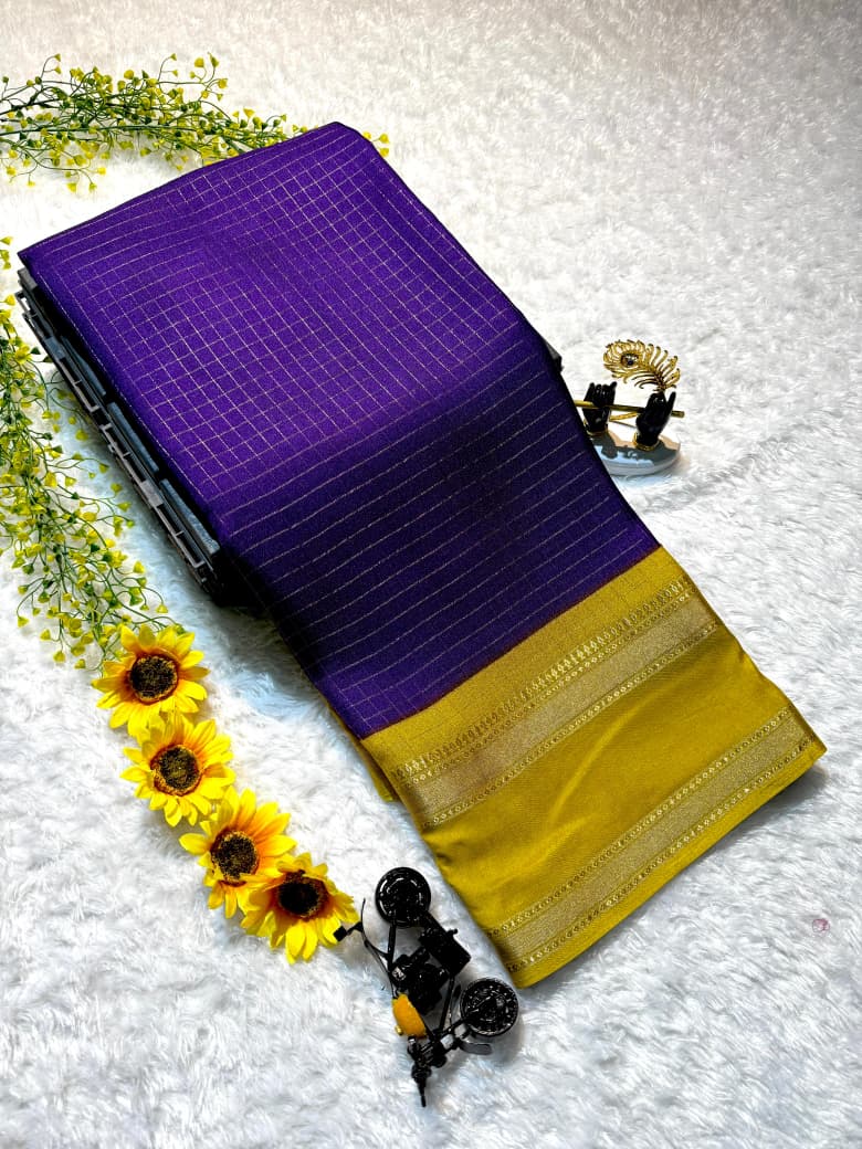 Semi Mysore Silk Saree