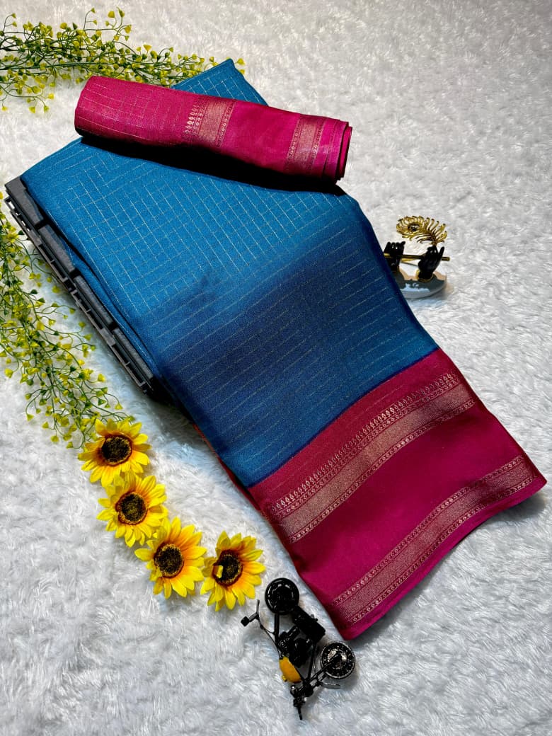 Semi Mysore Silk Saree