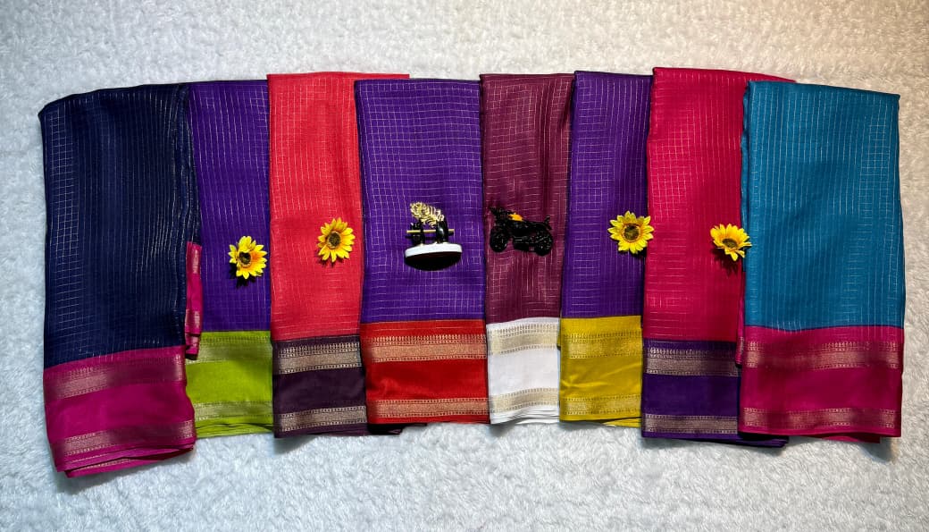 Semi Mysore Silk Saree
