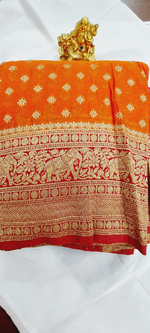 Banaras Georgette Saree