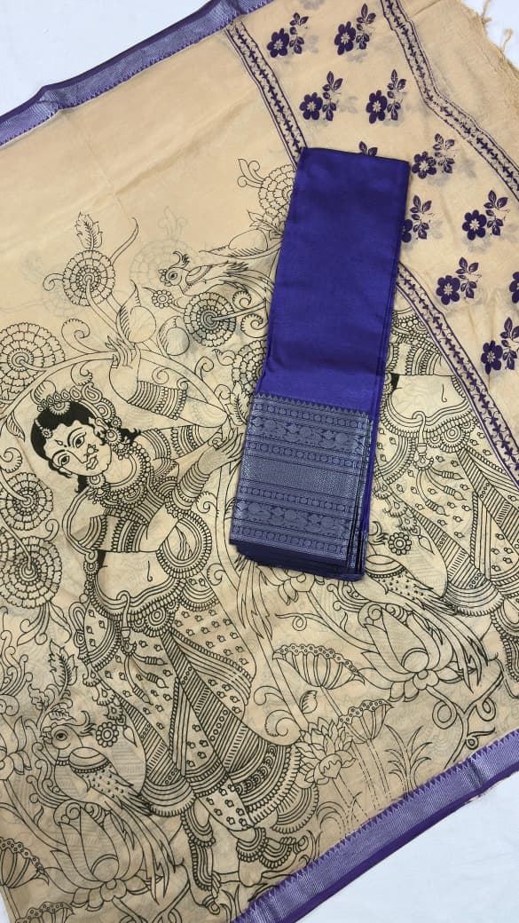 Mangalagiri Pattu Unstitched Suits