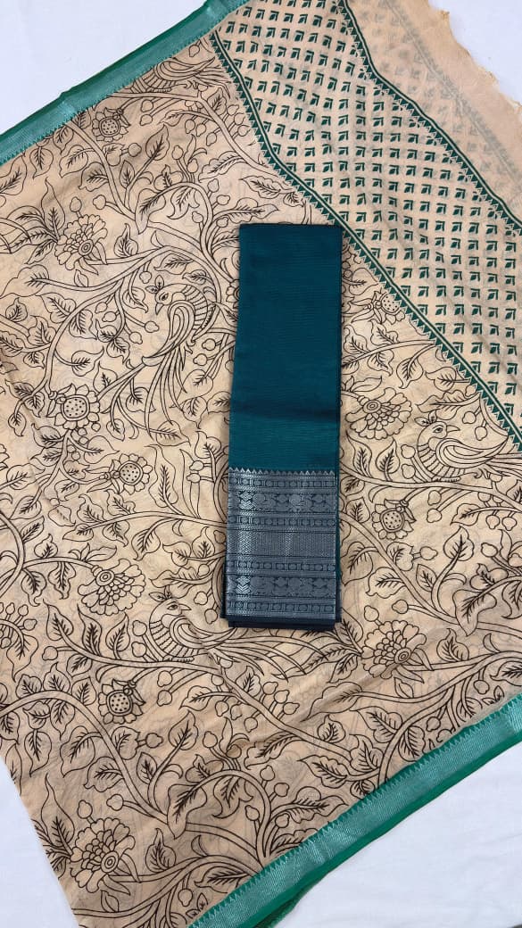 Mangalagiri Pattu Unstitched Suits
