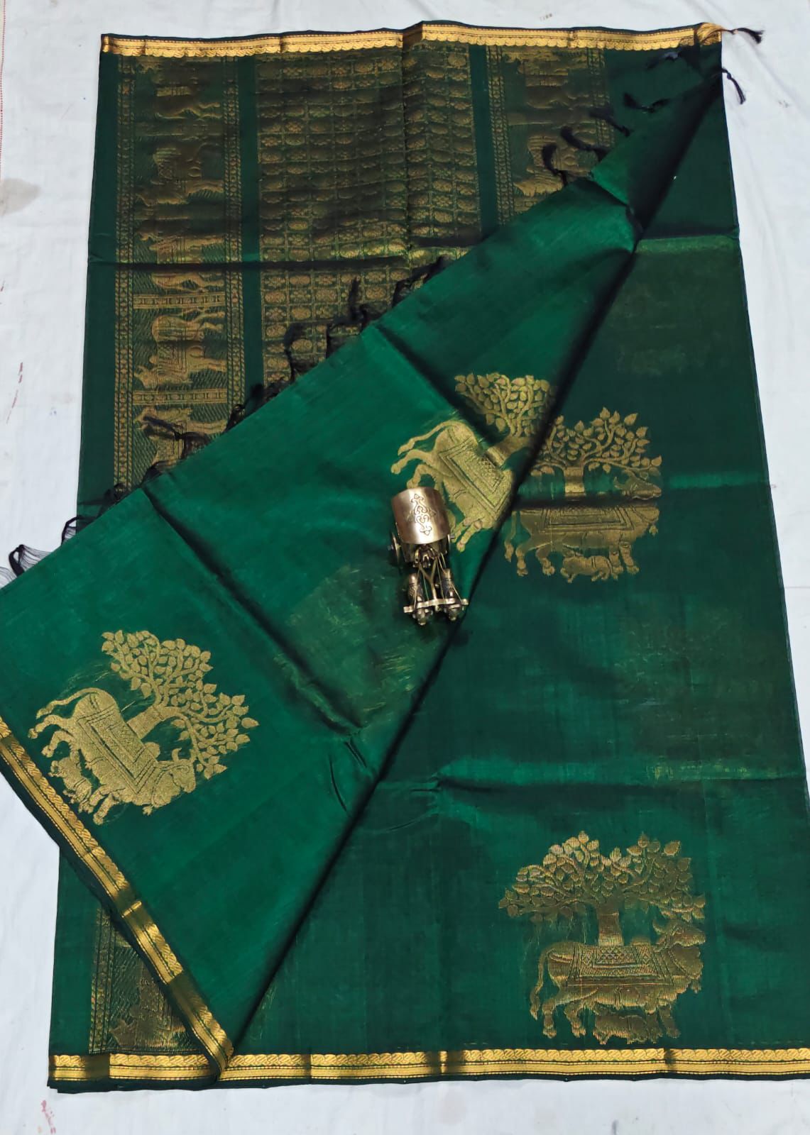 Mangalagiri double weaving vintage style sarees