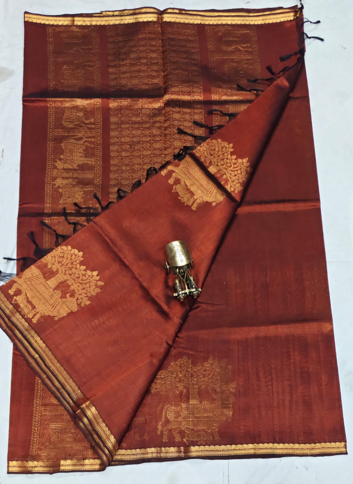 Mangalagiri double weaving vintage style sarees