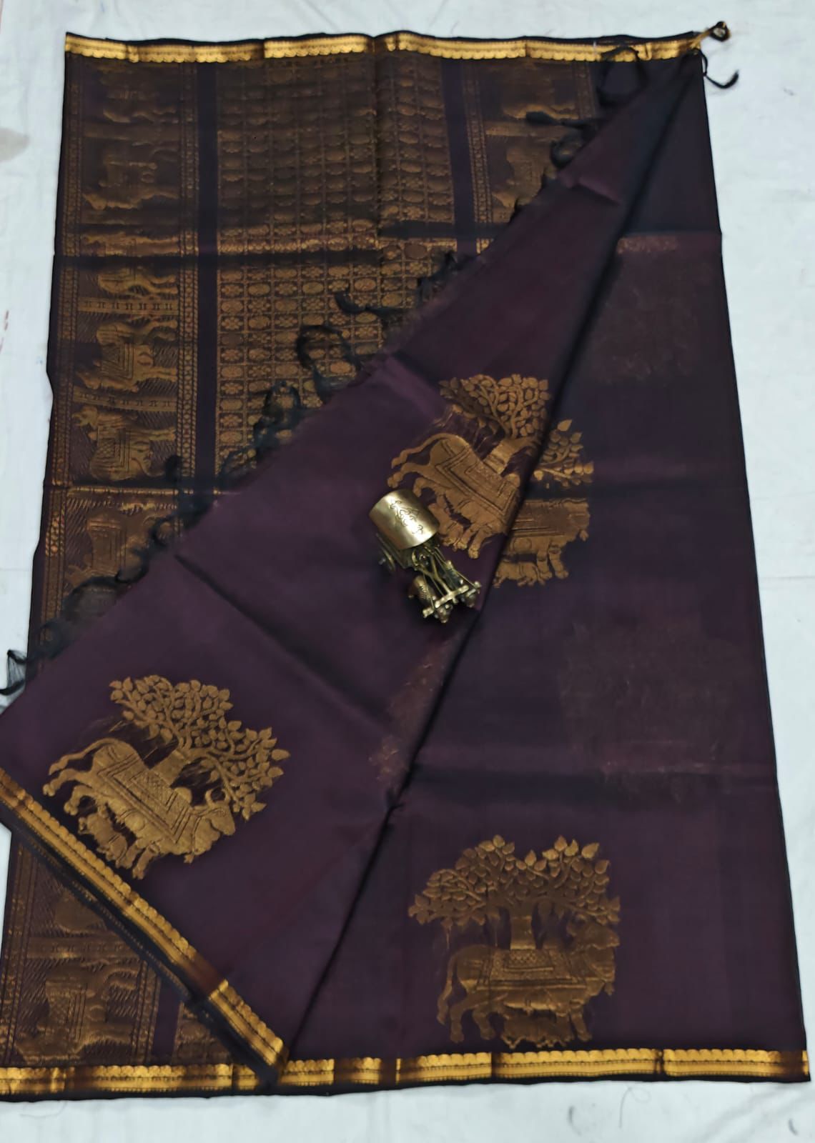Mangalagiri double weaving vintage style sarees