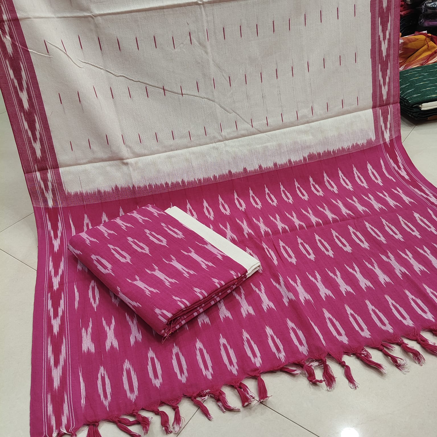 Ikkat 3pc Unstitched Suits