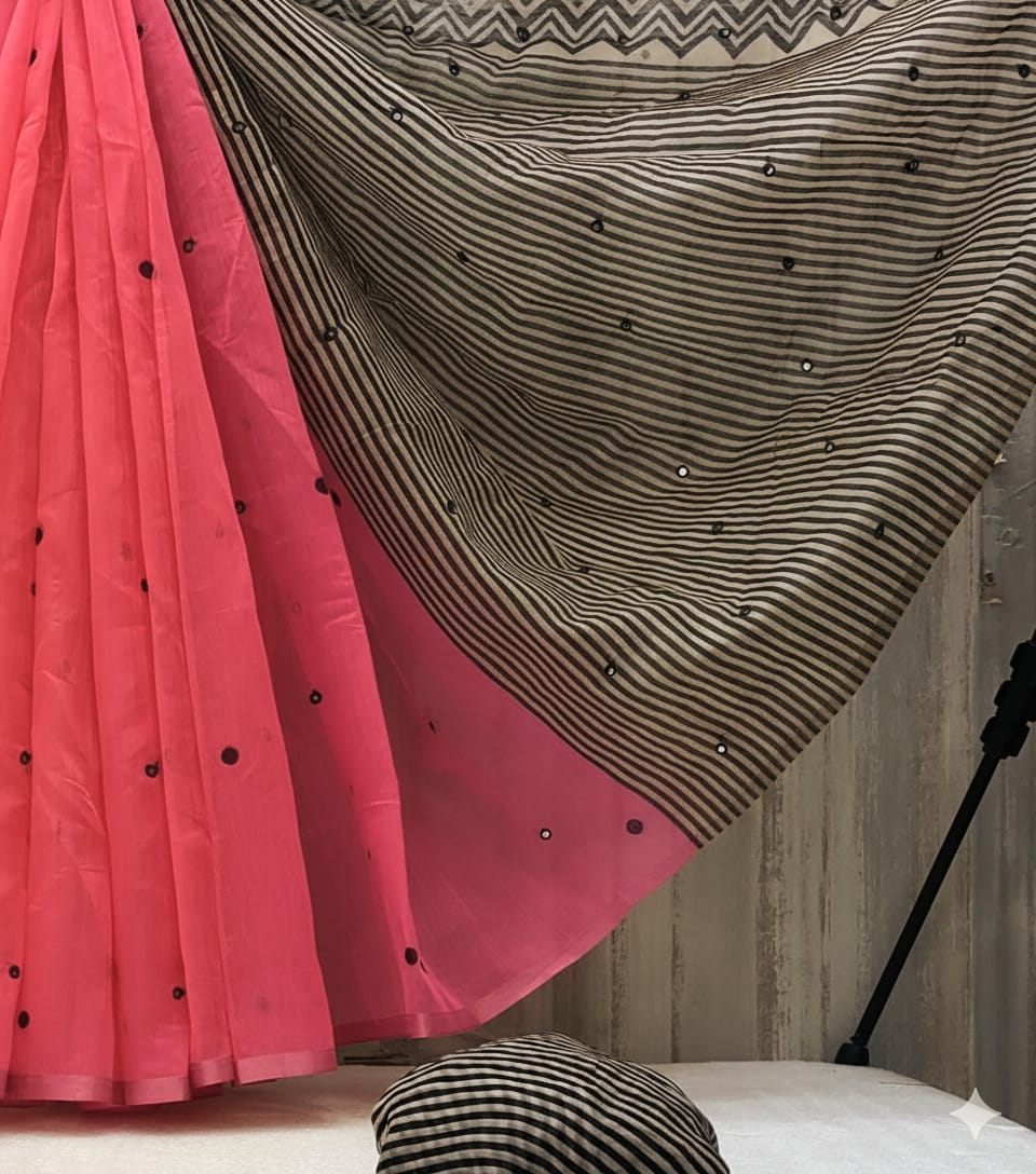 Soft linen Sarees