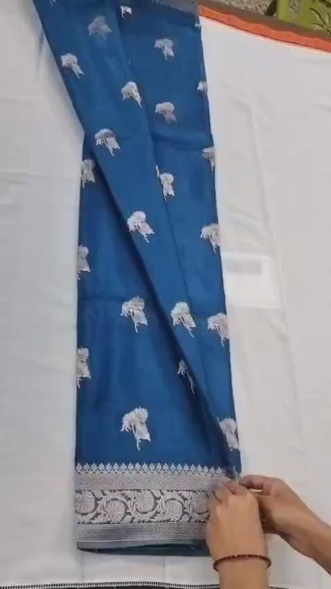 Premium Banarasi Satin Silk Saree