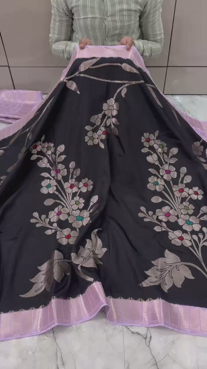 Semi Katan Silk Saree